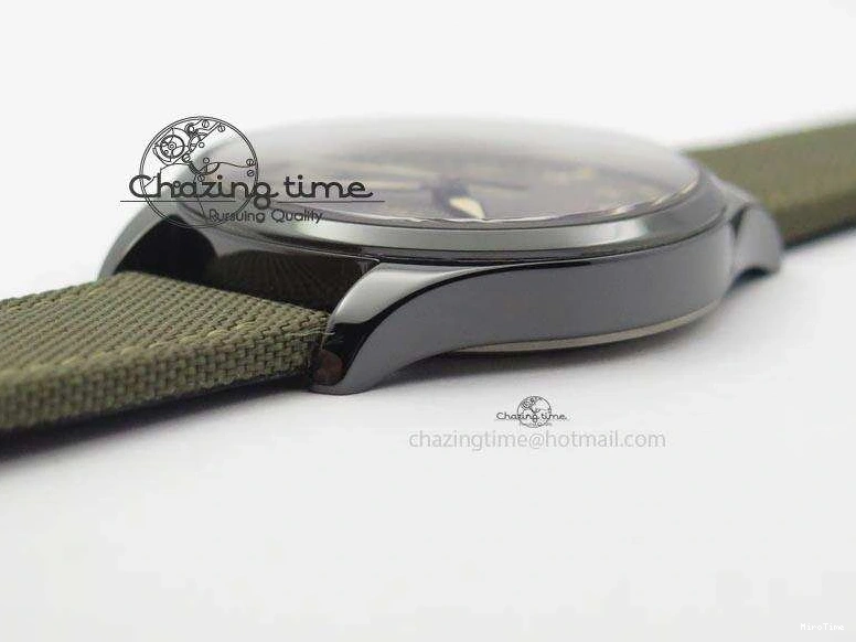 MIROTIME 0304 SunProtective MARK XVII IW324702 Real Ceramic MK Best Edition Green Dial On Green Nylon Strap A 7288